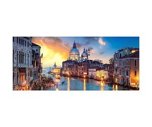 DCIDBEI Diamond Painting Paysage Italie 110x50 cm Painting Paysage Grand Format Broderie Diamant Paysage Mer Perle Diamant Paysage Nature Coucher de Soleil 5D Diamond Picture hi Stone Paysage Venise