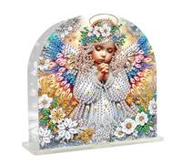 DCIDBEI Diamond Painting Porte Serviettes en Papier Cuisine 15x15 cm Distributeur de Serviettes en Papier Vertical Ange Elfe Fée Diamond Painting Porte Serviette De Table pour la Maison la Fête