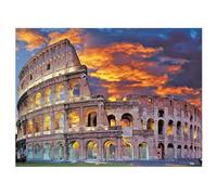 DCIDBEI DIY 5D Diamant Peinture Colisée 50x40 cm Peinture par Numéros Adulte Colisée Toile Diamant Painting Colisée Diamond Painting Paysage Point De Croix Broderie Rome