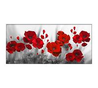 DCIDBEI Kit de Broderie Diamant 5D à Faire Soi-même Livré Avec Strass et Broderie au Point de Croix Broderie Peinture par Numero Motif Rose Rouge Accessoires en Cristal Pour la Maison 100 x 50 cm