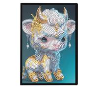 DCIDBEI Peinture Diamant Bloc-notes vache Blanc A5 Diamant Painting Cahier de de Note fournitures Scolaires Diamond Painting Carnet de Croquis A5 Livre d'entraînement Cadeaux Anniversaire 50 Feuilles