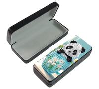 DCIDBEI Peinture Diamant Étui à Lunettes de Protection pour Housse Diamond Painting Protection pour Lunettes Diamant Painting étui de Rangement pour Lunettes de Soleil Sac de Rangement Panda