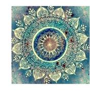 DCIDBEI Peinture Diamant Grande Format Fleurs Mandala 40x40cm Diamond Painting Fleurs Mandala Peinture par Numéros Fleurs Mandala Trompette d'ange Éveil Transcendantal Changement Sans Fin
