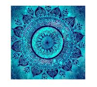 DCIDBEI Peinture Diamant Mandala Grande 40x40cm Diamond Painting Mandala Peinture par Numéros Images de Broderie Diamant Mandala Trompette d'ange Éveil transcendantal Changement Sans Fin Fleurs