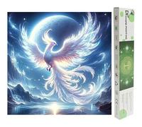 DCIDBEI Peinture diamant Phoenix 40x40cm Diamant Painting Animaux Phoenix Grande Diamond Painting Accessoires Peinture Diamant Puzzle Artisanat par Numéros Mosaïque Phoenix Ice