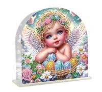 DCIDBEI Peinture Diamant Porte Serviette De Table 15x15 cm Diamond Painting Support de Serviette Distributeur de Nappe Distributeur de Serviettes support Papier Porte Serviettes pour Table Chien