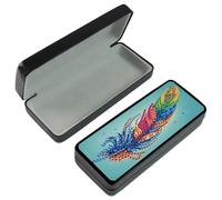 DCIDBEI Peinture Diamant Valise de Voyage Diamant Painting étui de Protection pour Lunettes kit de Soins Oculaires Support de Rangement pour Lunettes Conteneur pour les Yeux Plumes Boite Lentilles