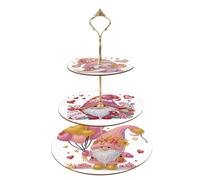 DCIDBEI Support à Dessert Peinture Diamant 3 Niveaux 25x32cm Diamant Painting Support à Cupcakes Broderie Diamant à Plusieurs Niveaux Pâtisserie Tour d'exposition Diamond Painting Ornements Gnome Nain