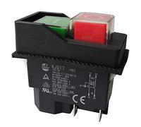 Dciustfhe Commutateurs électromagnétiques à bouton-poussoir pour outils de jardin KJD17 220 V 4 broches