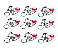 Dciustfhe Lot de 12 bouchons de bouteille de bière à couvercle basculant pour bouteille de bière de style vin rouge