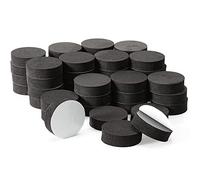 Dciustfhe Lot de 48 pieds de pot de fleurs invisibles en caoutchouc naturel pour plantes d'extérieur lourdes, pots de fleurs