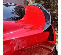 Dciustfhe Texture de Fibre de Carbone de Matériau ABS Spoiler Becquet de Voiture, pour Ford Mustang 2015 2016 2017 Toit Lèvre Aile Coffre Couvercle Accessoires