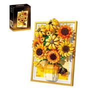 DCjmnn Vincent Van Gogh - Kit de construction de mini blocs de construction pour décoration de la maison - Art mural de Noël pour adultes et adolescents