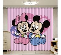 DCL-3457 Rideaux occultants pour enfantscadeaux créatifs Disney Mickey Minniepour garçons et adolescentsdécoration familiale p