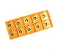 DCMT11T304 Inserts indexables en carbure, 10 pièces par boîte, outil de tournage interne pour tour CNC, haute ténacité et résistant à l'usure, travail des métaux industriels