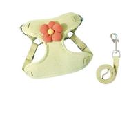 DCNIYT La laisse pour chien, chatons et chiots peut être utilisée pour éviter l'éclatement de la course, pour garantir la sécurité du sac de traction de votre animal de compagnie (vert, L (4-8 kg)