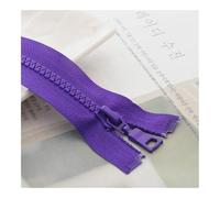 DCNIYT Lot de 3 fermetures éclair en résine 5# 15/20/25 cm Fermeture éclair automatique ECO coloré en plastique pour vêtements (violet, 15 cm _ 5#)