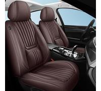 DcoAzoz Housses de siège de voiture universelles en cuir nappa pour Toyota Harrier SIENTA FT-1 FT-AC YARiS Cross Vios Esquire C-HR Mirai FT-4X A-BAT Housse de siège avant et arrière