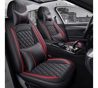 DcoAzoz Housses de siège de voiture universelles pour Mazda CX-3 CX-5 CX-8 CX-7 CX-30 CX-9 RX-7 RX-8 MX-5 en cuir - Ensemble de housses de siège avant et arrière