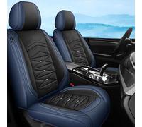 DcoAzoz Housses de siège de voiture universelles pour Seat Ateca 2016-2019/Tarraco 2020/Arona 2017-2020/Alhambra en cuir nappa - Ensemble de housses de siège avant et arrière