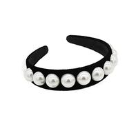 DCOJUZBO TRUSTTWO Bandeau Magnifique à la Mode Baroque Nouvelle Version coréenne du Bandeau Sauvage décontracté à la Mode Simple Grand Bandeau à Perles Rondes The New