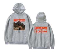DCOKUS Josiah Queen Mt Zion Merch Sweat à capuche unisexe décontracté à manches longues, gris, XXS