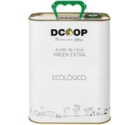 DCOOP Huile d'olive extra vierge écologique - Coupage, Premium, Bio, saveur fruitée avec un léger toucher épicé, idéal pour la consommation brute, 3L