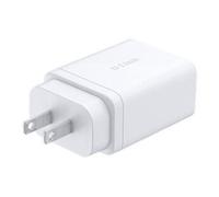 DCP-651 - Adaptateur secteur - GaN - 65 Watt - 5 A - PD 3.0, QC 4.0 - 3 connecteurs de sortie (2 x USB-C, USB type A)