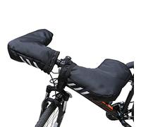 DCQRY Gants de Guidon de Vélo en Mitaines d’Hiver Thermiques avec Bande Réfléchissante et Doublure en Polaire Imperméables, Chauds pour Cyclisme, Anti-Vent, Mitaines pour Temps Froid pour VTT de