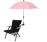 DCQRY Parapluie de Chaise avec Pince Universelle Parasol de Plage Réglable à 360° Protection UV Parasol Portable pour Poussettes, Fauteuils Roulants, Chaises de Terrasse, Chaises de Plage et(#3)