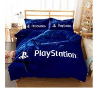DCr-14113 PlayStation parure de lit imprimée en 3D ensemble de housse de couette housse de couette douce pou Taille:200x200cm