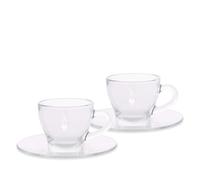 DCRAST0007 Lot de 2 Tasses Cappuccino institutionnelles avec Soupe Verre