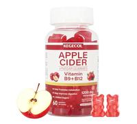 DCRWVCTON Gummies au vinaigre de cidre de pomme (avec la mère) - Végétalien, ACV bio avec B12