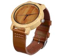 DCRYRPQES Montres for Hommes Montre-Bracelet à Quartz for Femmes Montre-Bracelet en Bois