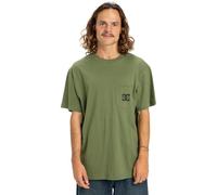 Dcshoes T-Shirt Manche Courtes DC Star Pocket HSS Homme Vert XXL