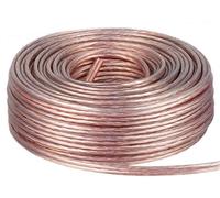 DCSk 25m - 2 x 1.5mm² - Câble Audio pour Enceintes - Câble HP haut-parleur en Cuivre pour HiFi et Hi-Fi Embarquée - Fabrication Allemande