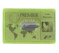 Porte carte rigide bancaire Jaune Fabrication Française Etui CB carte bleu MARQUE JAUNE G