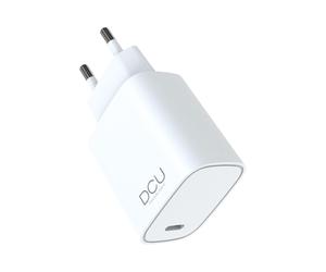 DCU Advance Technologic 37300730 : Chargeur USB Type-C 30W Power Delivery GaN, Blanc, Universel, 5V/3A à 20V/1.5A, Intérieur/Auto