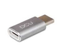 DCU Advance Tecnologic 30402025 changeur de genre de câble USB C Micro-USB A Gris
