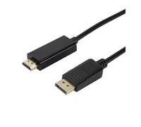 DCU Advance Tecnologic 30501703 câble vidéo et adaptateur 3 m DisplayPort HDMI Type A (Standard) Noir