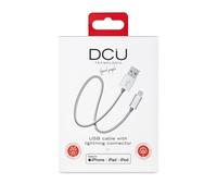 DCU Advance Tecnologic 34101205 câble Lightning 1 m Argent