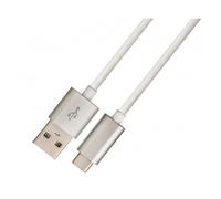 DCU Advance Tecnologic 391156 câble USB USB 2.0 1 m USB A USB C Blanc