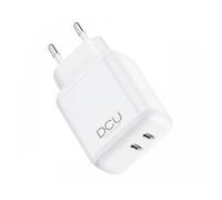 Dcu Cargador De Pared Usb-C Blanco / Power Delivery 20w + 20w