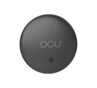DCU Double Traceur de Traceur Noir, Compatible avec Apple Find My et Android Find My Device, Batterie remplaçable (Noir)
