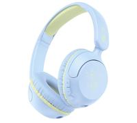 DCU PlaySafe Kids Écouteurs 3 en 1 Bluetooth et câble, Limite de Volume 85 DB, Batterie 45 h, Bleu et Jaune