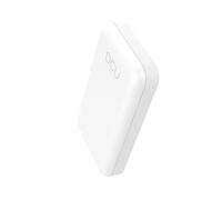 DCU Tecnologic | Batterie Externe avec USB Magsafe Triple Port | USB Type C | avec indicateur LED | Batterie construite en polymère de Lithium Blanc | 64 x 16 x 98 mm