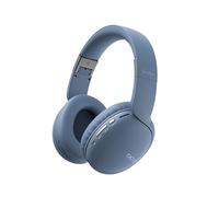 DCU TECNOLOGIC - Casque Bluetooth - Casque Arceau Pliable - Multifonction - sans Fil et Filaire - Comprend Un câble USB-C pour Le Chargement Couleur: Bleu