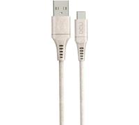 DCU Tecnologic | Chargeur de Connexion Micro USB | Micro USB vers USB A ECO Friendly | Matériaux recyclés et biodégradables | Connecteurs 100% Paille de blé | 1,5 m