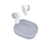 DCU TECNOLOGIC CityEcho Écouteurs Bluetooth 6.0, Annulation de Bruit ANC+ENC, 20 Heures d'autonomie, Gris