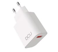 DCU Tecnologic Compact USB Charger 3.0 18W - Charge Rapide - Couleur Blanc